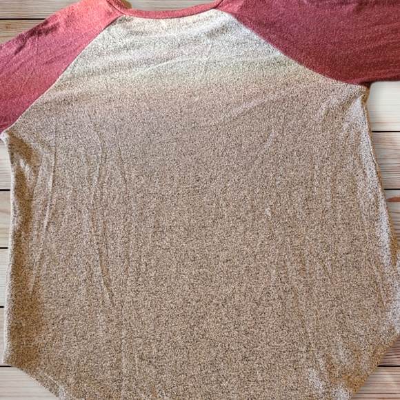 American Eagle Outfitters Soft & Sexy Plush Raglan Top Size Small - Picture 3 of 6